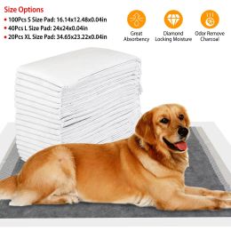 20Pcs Dog Pee Training Pads Super Absorbent Leak-proof Quick Dry Pet