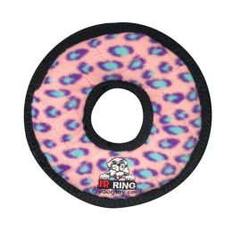 Tuffy Jr. Ring Dog Toy Pink 7 in