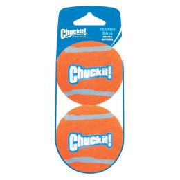 Chuckit! Tennis Ball Dog Toy Shrink Sleeve Orange-Orange Medium 2 Pack