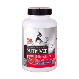 Nutri-Vet Hip and Joint Veterinary Strength Liver Chewables 90 Count