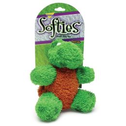 Booda Softies Toby Dog Toy Turtle Multi-Color Medium