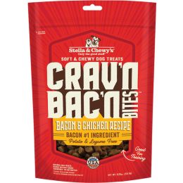 Stella and Chewys Dog CravN Bacon Bites Chicken 8.25Oz