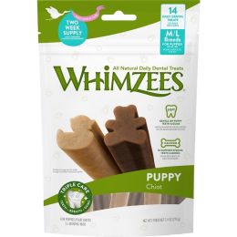 Whimzee Puppy Chews Medium-Large 7.4Oz