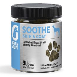 Green Gruff Soothe Skin Coat Dog Supplements 1ea-90 ct