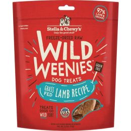 Stella and Chewys Dog Freeze Dried Weenie Lamb 3.25 Oz.