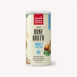 The Honest Kitchen Dog and Cat Instant Bone Broth Turkey 3.6O