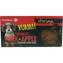 Etta Says Dog Crunchy Chew Bars Grain Free Pork