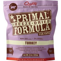 Primal Pet Foods Freeze Dried Cat Food 14 Oz. Turkey