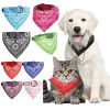 Cute Adjustable Small Dog Collars Puppy Pet Slobber Towel Outdoor Cat Collar Dog Bandana