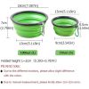 Portable Pet Feeder Travel Foldable Pet Dog Bowl Silicone Collapsible Slow 350ml/1000ml Feeding Bowl